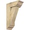 Ekena Millwork Traditional Traditional Rough Sawn Bracket w/ Offset Brace, Douglas Fir, 6"W x 14"D x 22"H BKT0604X14X22TRA01RDF - alternate 1